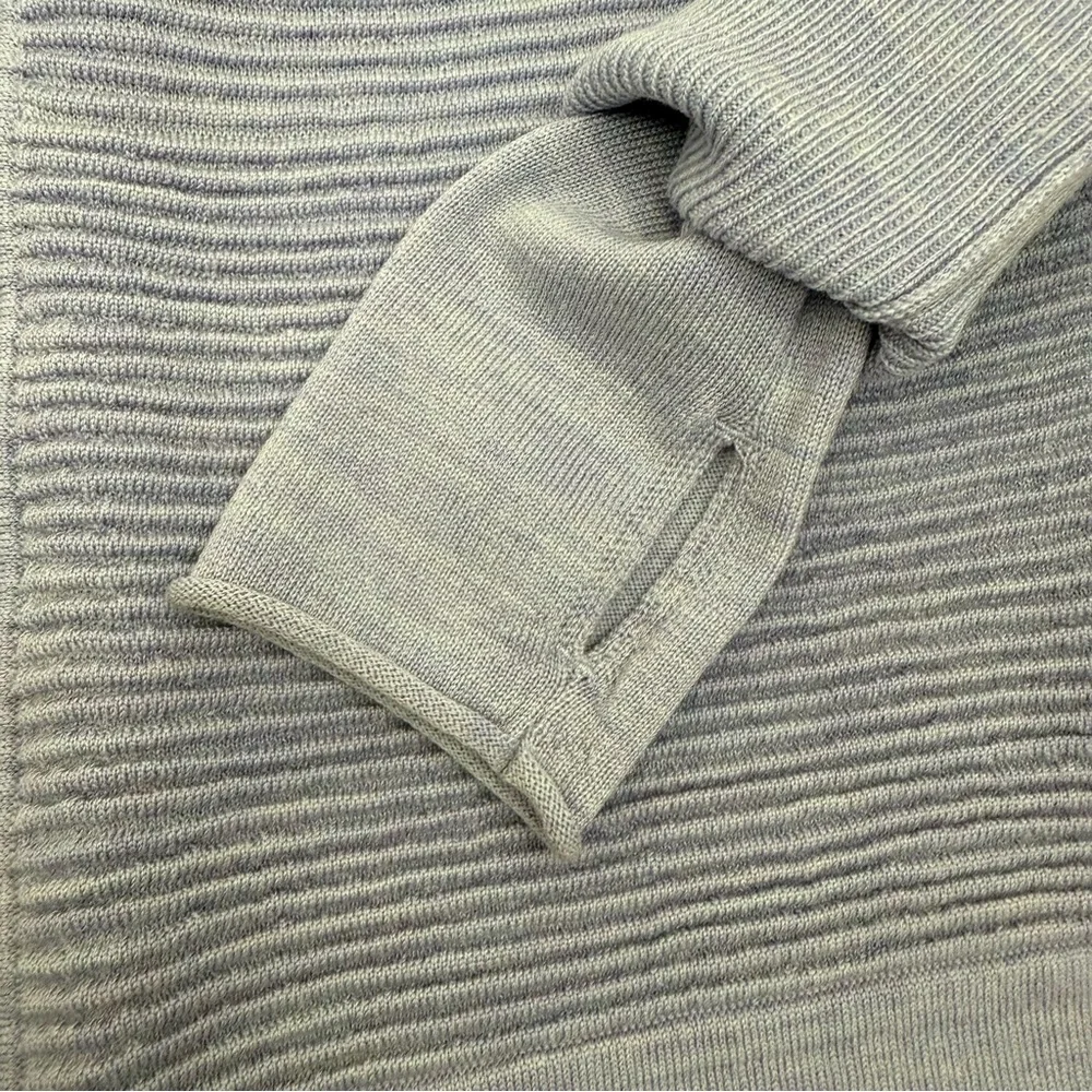 Lululemon Sit In Lotus Wrap II Heathered Lavender Dusk Merino Wool Cardigan